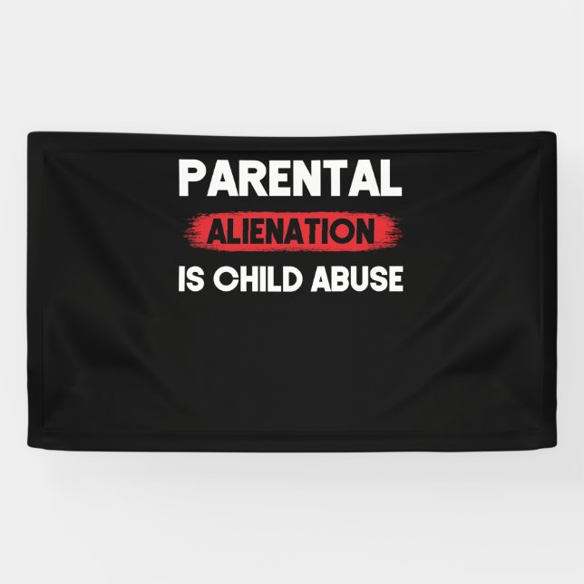 Elternausgrenzung ist das Bewusstsein für Kindesmi Banner (Horizontal)
