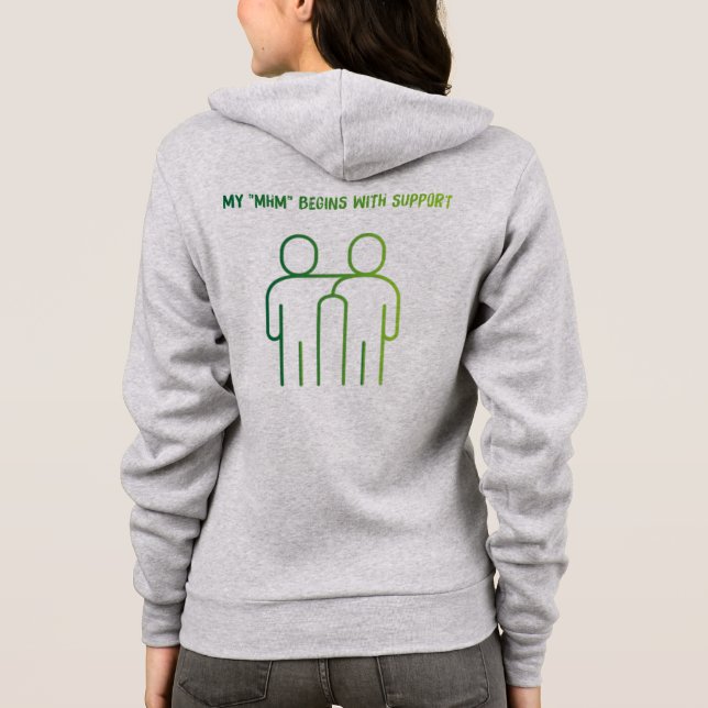 Elterngesundheit Schwung für Frauen Hoodie (Rückseite)