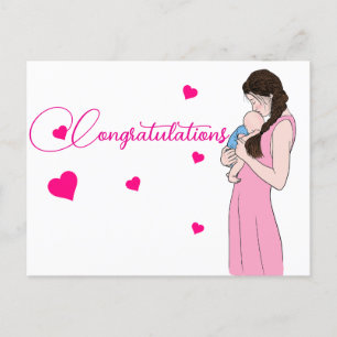 Elternschaft Postkarte