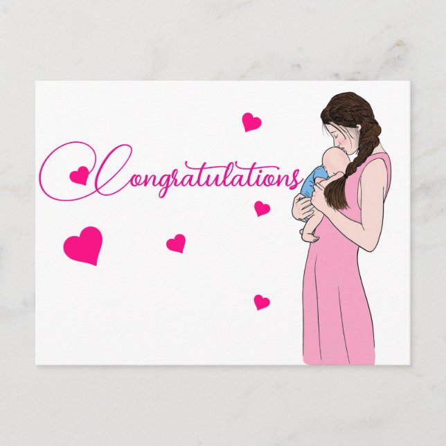 Elternschaft Postkarte (Vorderseite)