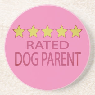 Elternteil eines Hundes mit fünf Sternen Getränkeuntersetzer