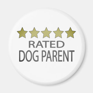 Elternteil eines Hundes mit fünf Sternen Magnet