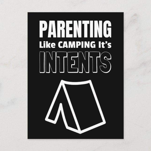 Elternteil Sarcastic Geschenk für Mama oder Vater Postkarte (Vorderseite)