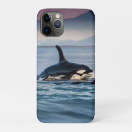 Elternzeit: Mama und Baby Orcas im Ozean, Case-Mate iPhone Hülle