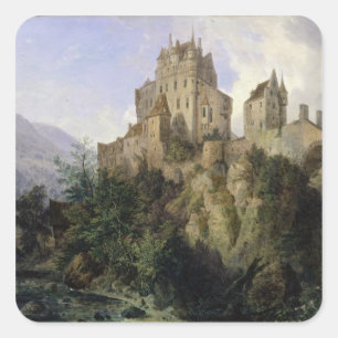 Eltz Schloss Quadratischer Aufkleber