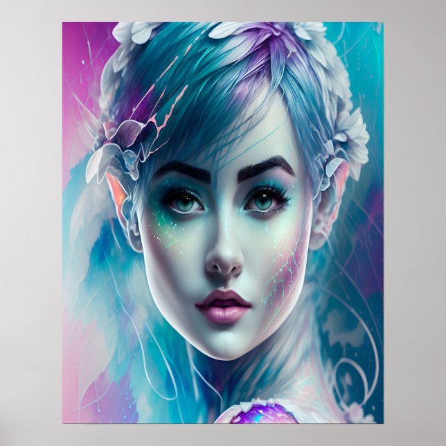 Elven Blume Poster (Vorne)