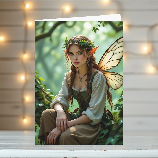  Elven Fairy Sending Magic Your Way Karte (Von Creator hochgeladen)