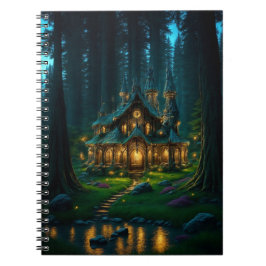 Elven Glade Castle Spirale Notebook Notizblock