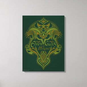 Elven Schutz der Mirkwood Schild-Ikone Leinwanddruck