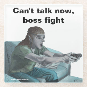 Elven Video Gamer Game Fantasy Art Glass Untersetz Glasuntersetzer