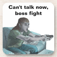 Elven Video Gamer Game Player Plastic Untersetzer