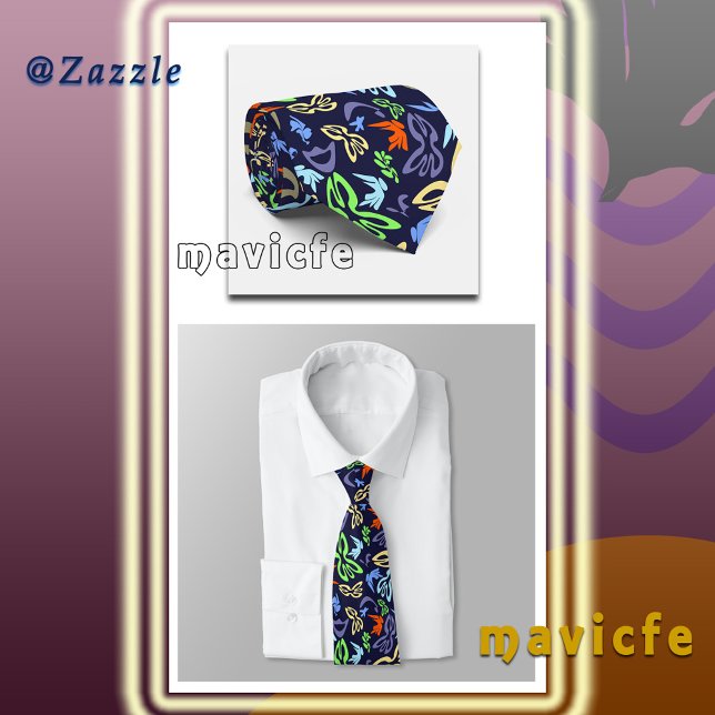 Elves, Butterflies and Masks 4 Krawatte (Elves, Butterflies and Masks 4 | Ties Corbatas)