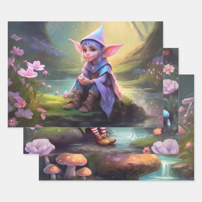 Elves Geschenkpapier Set (Set)