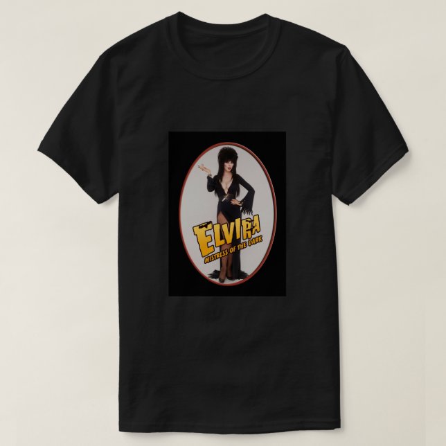 Elvira Portrait Poster T-Shirt (Design vorne)