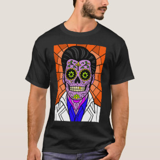 Elvis-Buntglas-T-Shirt T-Shirt