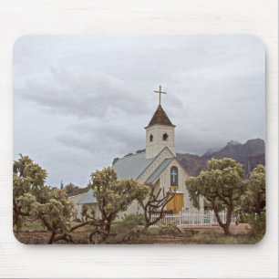 Elvis Kirche am Superstil Berge Mousepad