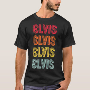ELVIS Name Personalisiert Funny Retro Vintag Birth T-Shirt