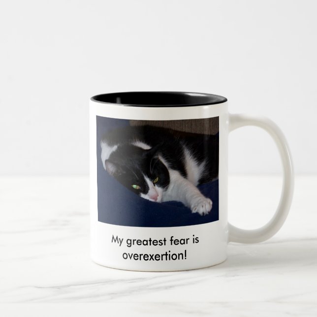Elvis_on_Zazzle_Overexertion, meine bestste Zweifarbige Tasse (Rechts)