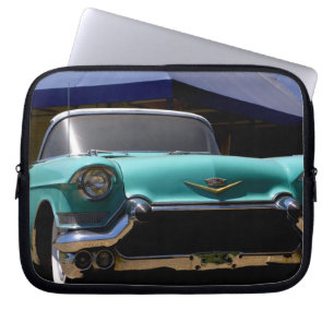 Elvis Presleys grüner Cadillac-Konvertible in Laptopschutzhülle