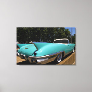 Elvis Presleys grüner Cadillac-Konvertible in Leinwanddruck