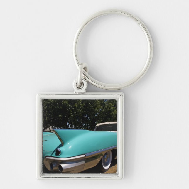 Elvis Presleys grüner Cadillac-Konvertible in Schlüsselanhänger (Vorne)