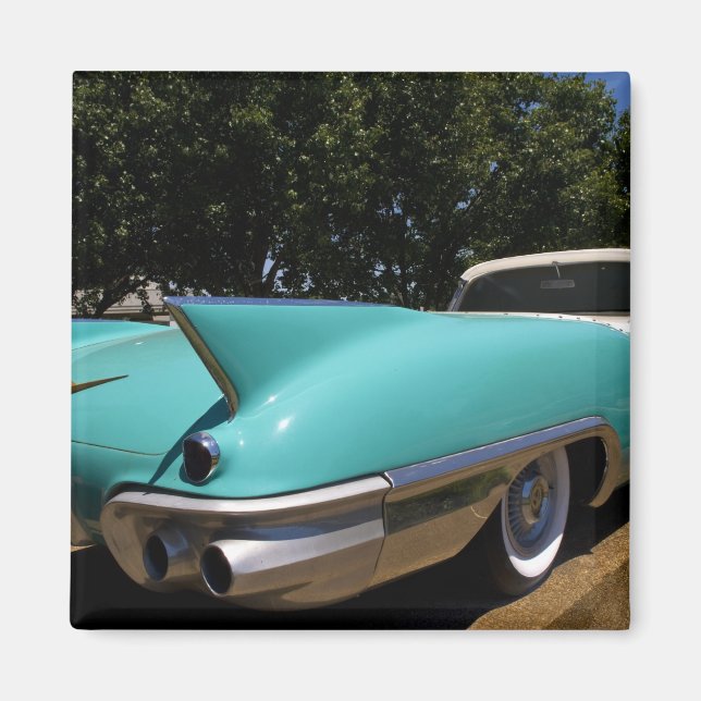 Elvis Presleys grünes Cadillac-Cabrio in Magnet (Vorne)