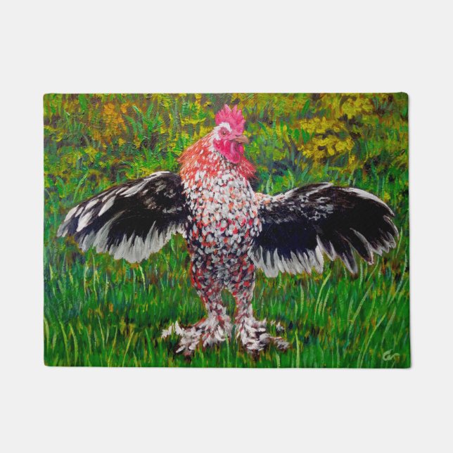 Elvis the Chicken Doormat Fußmatte (Vorderseite)