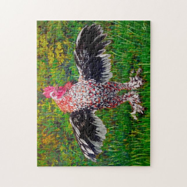 Elvis the Chicken Puzzle 11" x 14" (Vertikal)