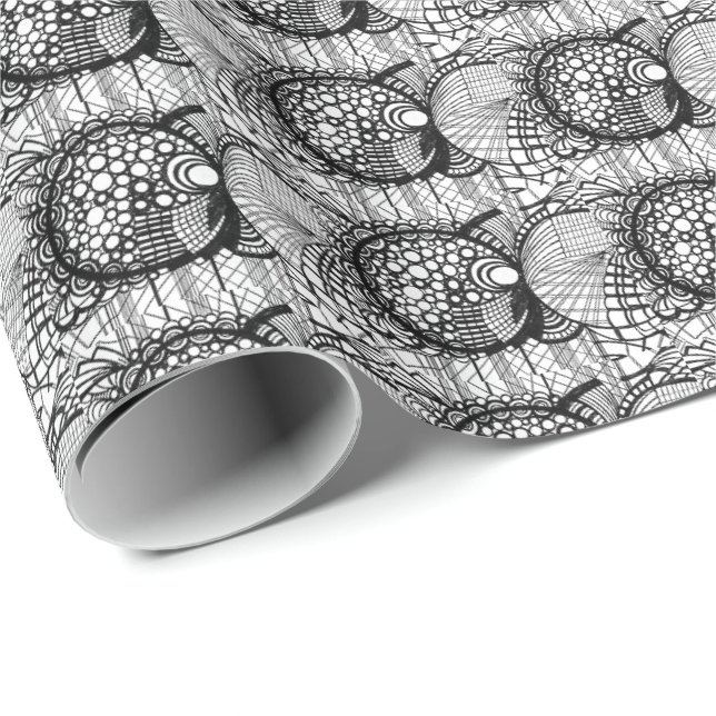 Elyssa Entwurfs-Geschenk-Packpapier Geschenkpapier (Rolleneckpunkt)