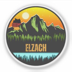 Elzach, Baden-Württemberg Deutschland Aufkleber