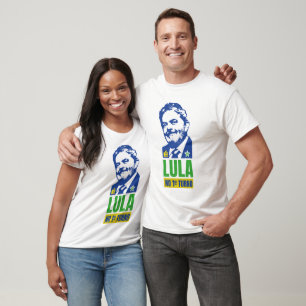 Em 2022 é Lula no primeiro turno eleições Brasi T-Shirt