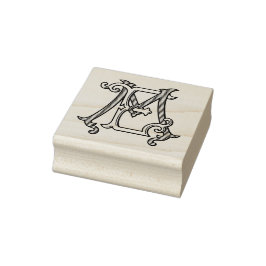 EM Initiales MOI Monogramme Mariage de tampon en c