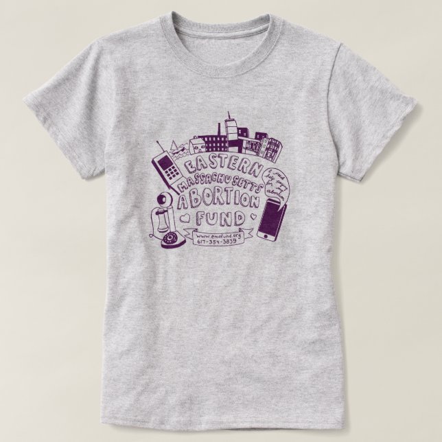 Ema-Kapitals-T - Shirt (das Bearbeiten der Frauen) (Design vorne)