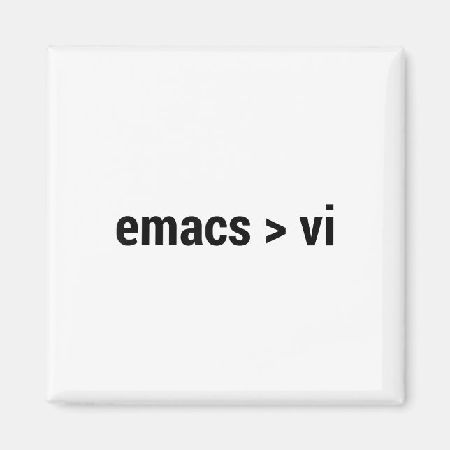 Emacs größer als Vi - Code Editor Flamme War - Bl Magnet (Vorne)