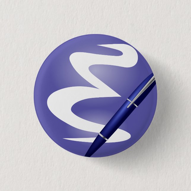 Emacs-Knopf Button (Vorderseite)