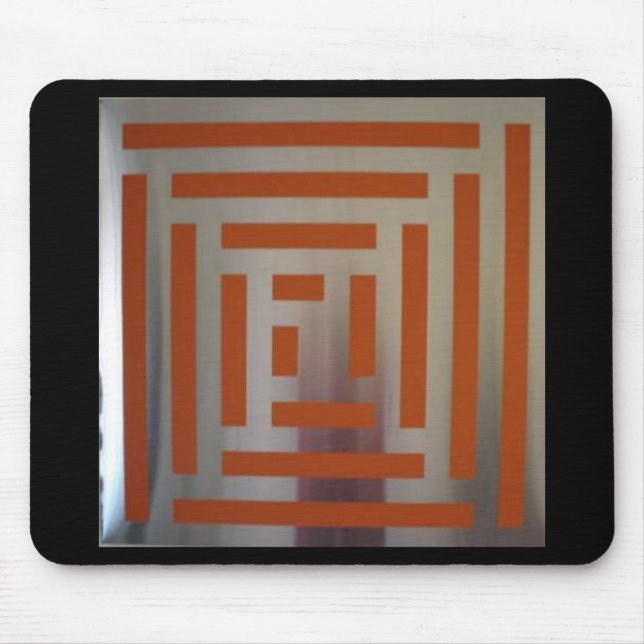 Email auf Edelstahl Mousepad (Vorne)