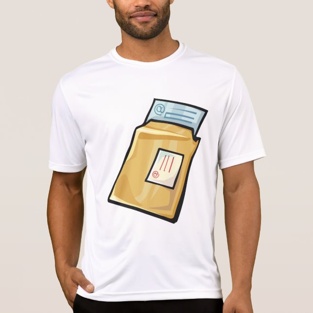 Email Envelope Digital Mail and Newsletter T-Shirt (Vorderseite)