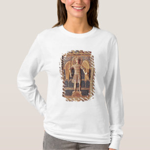 Emaillierte Plakette, die den Erzengel Michael T-Shirt
