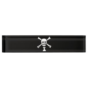 Emanuel Wynne Pirate Flag Piratenflagge Namensplakette