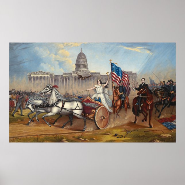 Emanzipationsproklamation, A. Lamb Kunstposter Poster (Vorne)