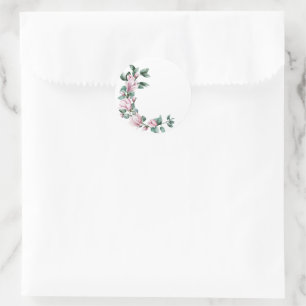 Emballage autocollant mariage Magnolia transparent