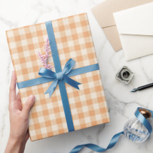 Emballage cadeau À damiers rustique pour n'importe