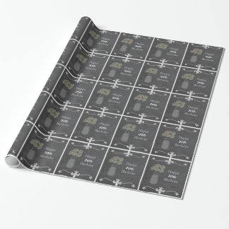 Emballage cadeau bocal maçonnique tableau noir, pe