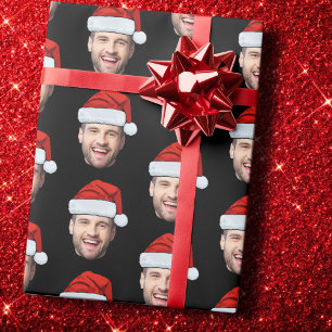 Emballage Cadeau Chapeau de Père Noël Noir Personn