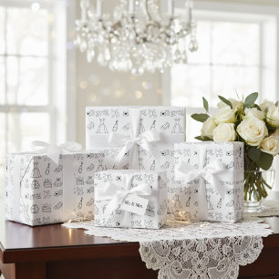 Emballage Cadeau Chic pour Jour de Mariage