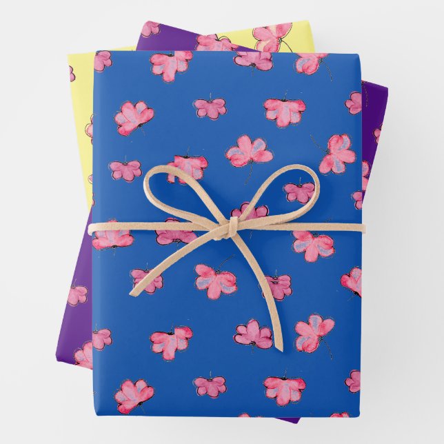 Emballage cadeau de beauté botanique en fleurs (En situation)