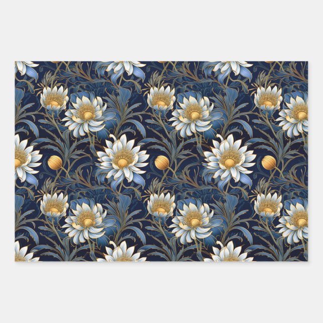 Emballage cadeau de fleurs d'hiver Minot (Devant)