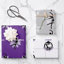 Emballage cadeau de Noël thème ballet HAMbyWG