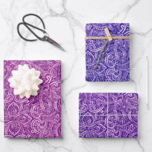 Emballage cadeau décoratif avec dessins au trait