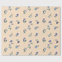 Emballage Cadeau Fleurs Pastel Peachify